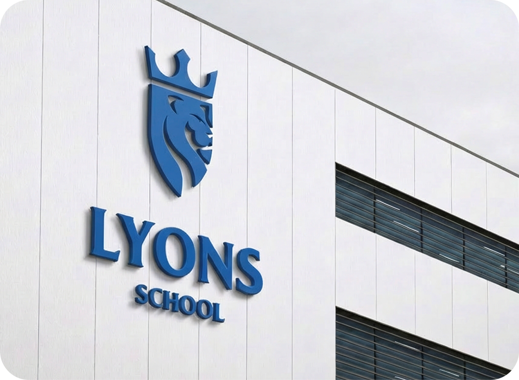 Diseño de marca Lyons School